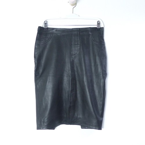 Denham lederrock leather skirt - leather,