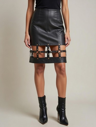 Cyberesque gothic minirock - minirock, /